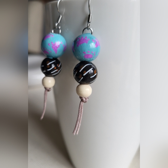 New fun handmade earrings - Picture 4 of 4